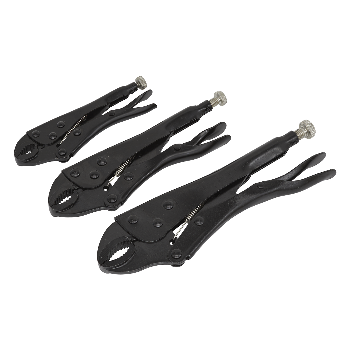 Sealey 3pc Locking Pliers Set AK668
