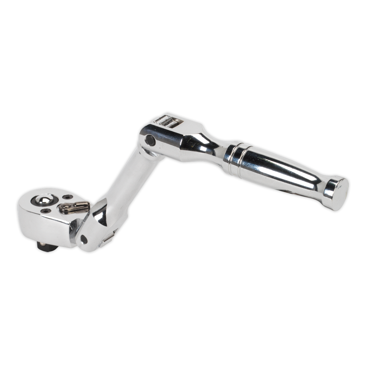 Sealey 3/8"Sq Drive Flexi-Head Ratchet Wrench - Flip Reverse AK673