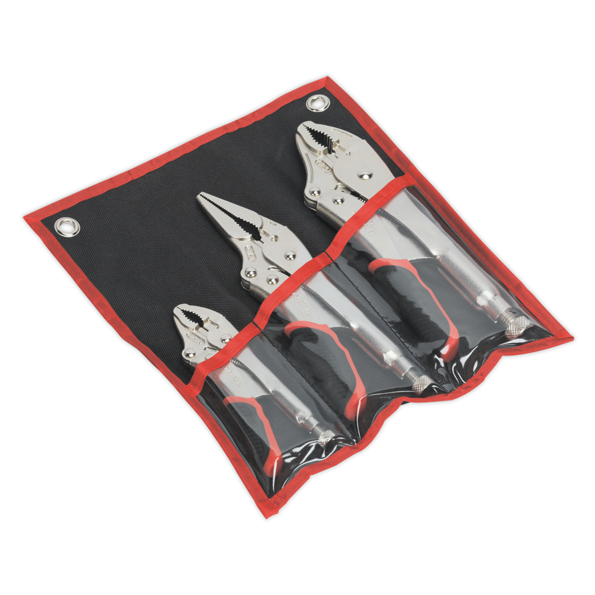 Sealey 3pc Quick Release Locking Pliers Set AK6863
