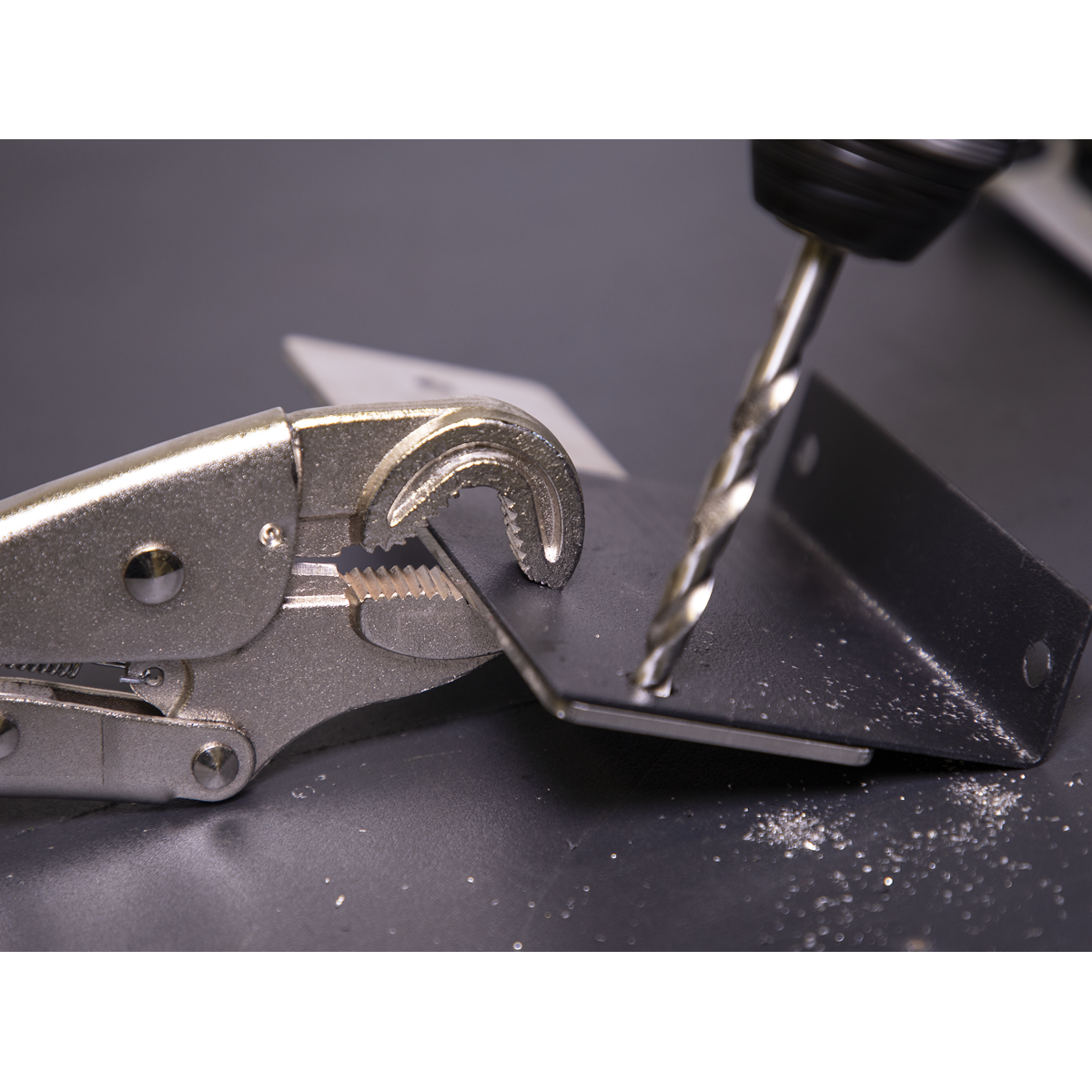 Sealey 195mm Locking Pliers Round Jaws 0-35mm Capacity AK6871