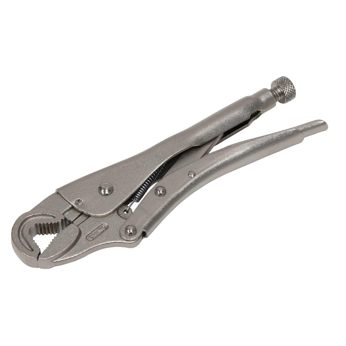 Sealey 235mm Locking Pliers Round Jaws 0-50mm Capacity AK6872