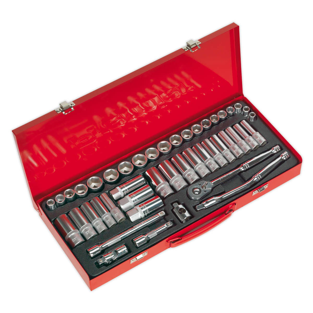 Sealey 45pc 3/8"Sq Drive Socket Set - Metric/Imperial AK692