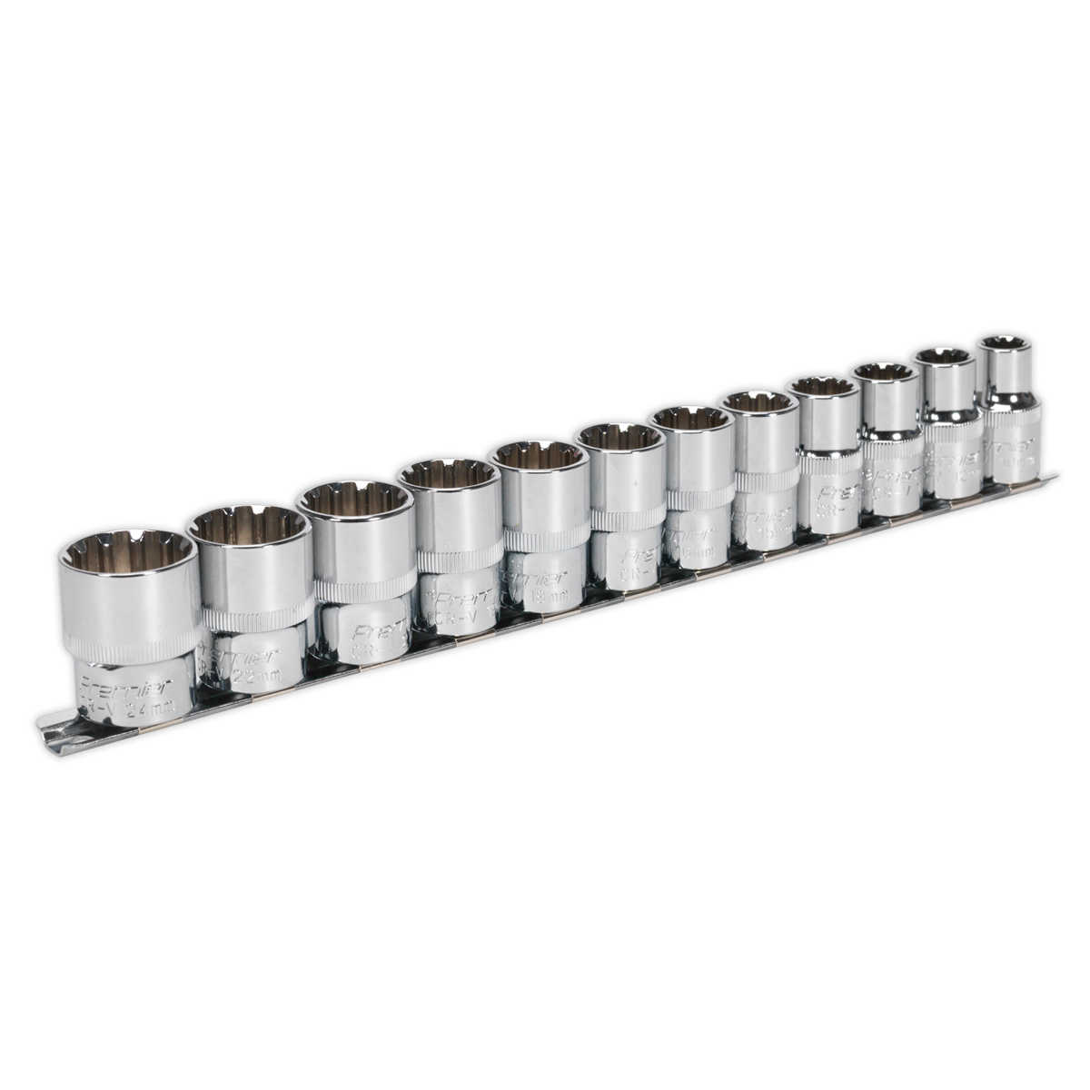 Sealey 12pc 1/2"Sq Drive Total Drive® Socket Set AK70612
