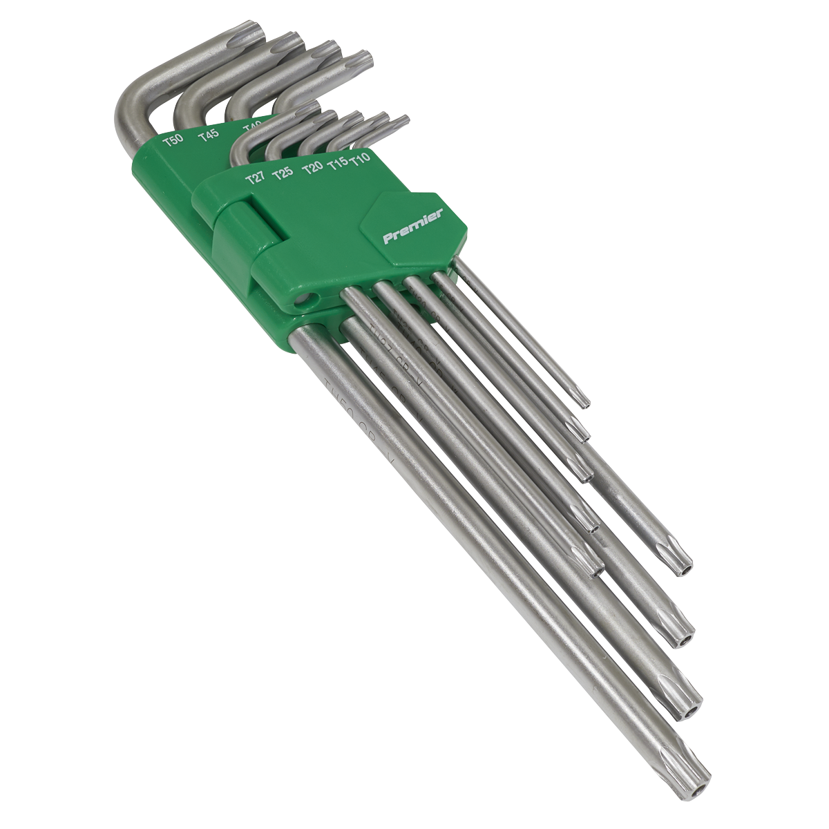 Sealey 9pc Extra-Long Security TRX-Star* Key Set AK7163