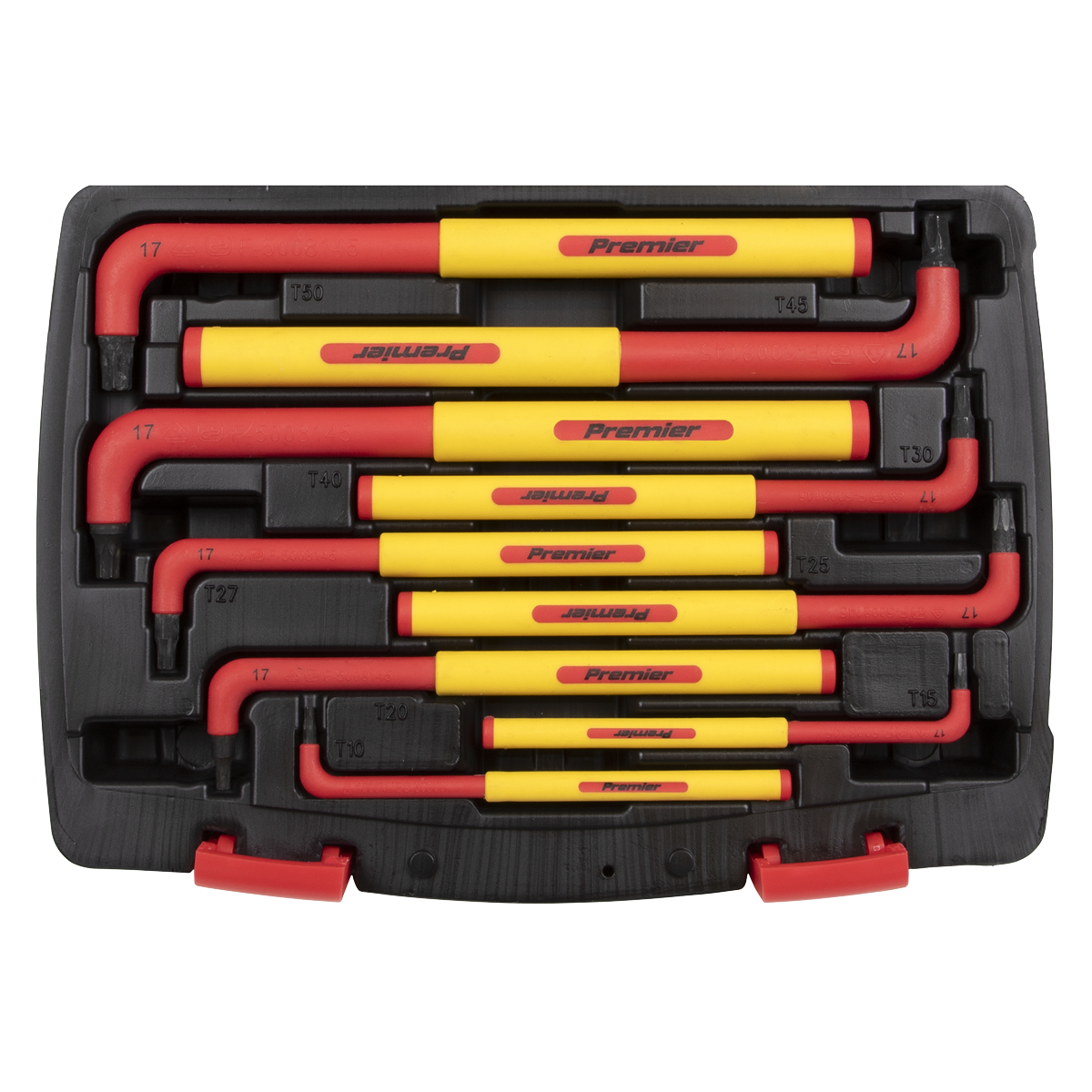 Sealey 9pc Extra-Long TRX-Star* Key Set - VDE Approved AK7178