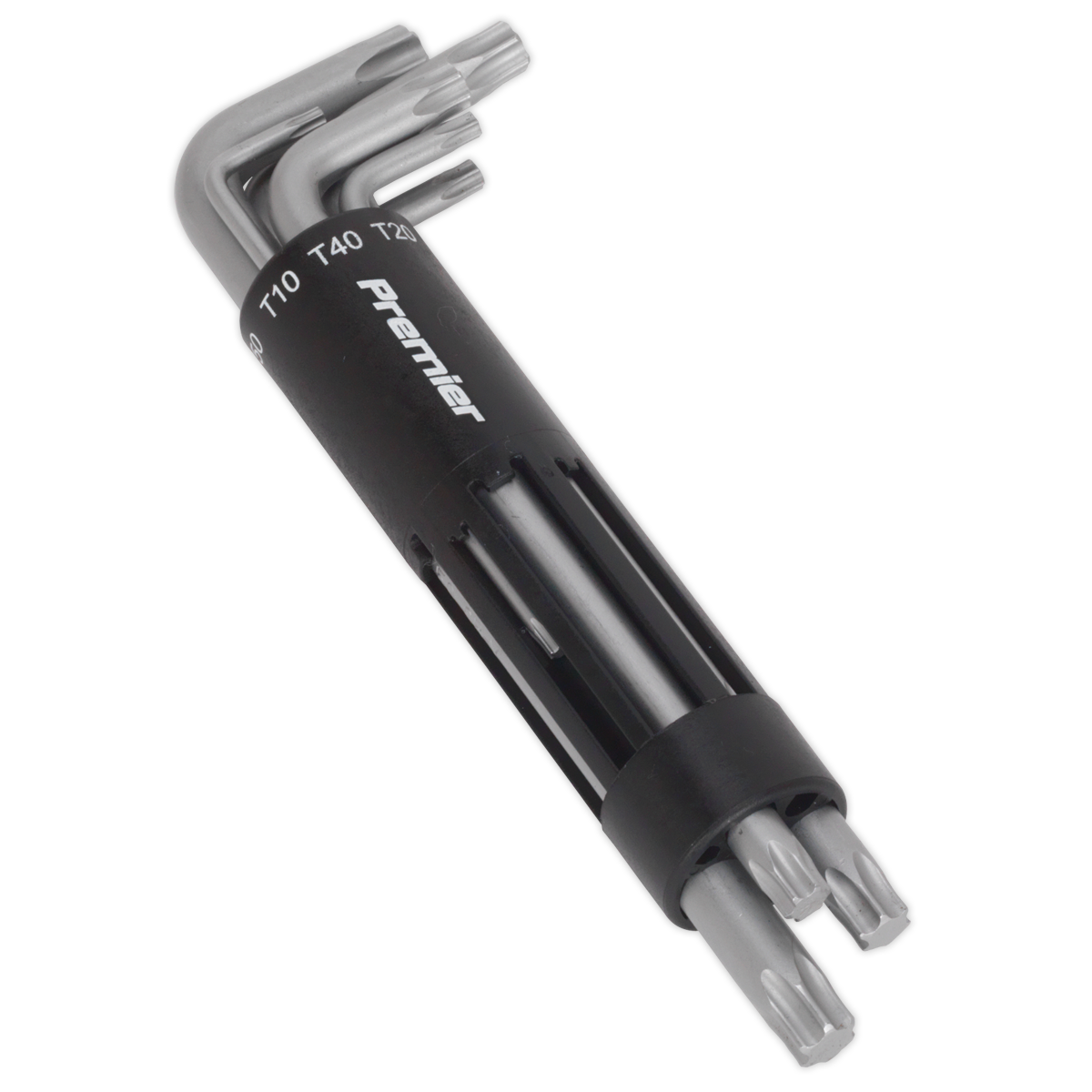 Sealey 8pc Long TRX-Star* Key Set with Power Bar - Display Box of 10 AK7186