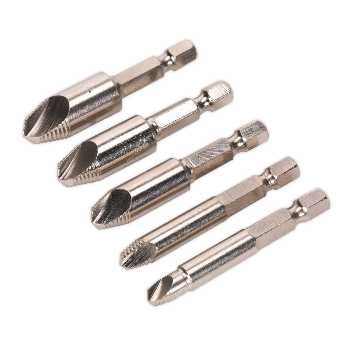 Sealey 5pc HSS Screw Extractor Set AK7228