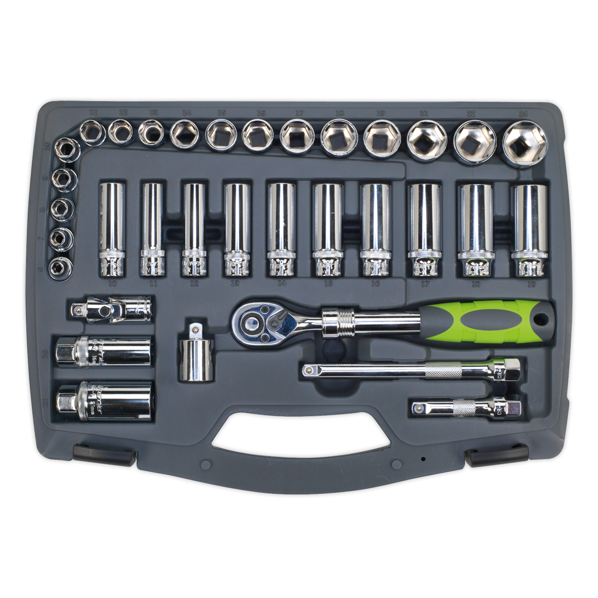 Sealey 34pc 3/8"Sq Drive Socket Set AK7960