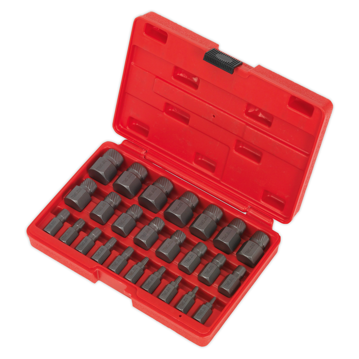 Sealey 25pc Multi-Spline Screw Extractor Set AK8182