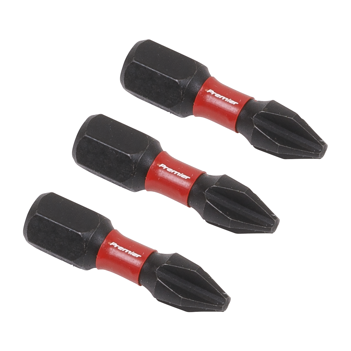 Sealey 3pc 25mm Phillips #2 Impact Power Tool Bit Set AK8205