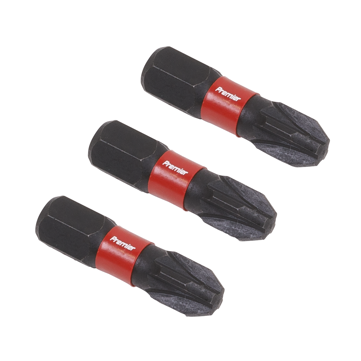 Sealey 3pc 25mm Pozi #3 Impact Power Tool Bit Set AK8209