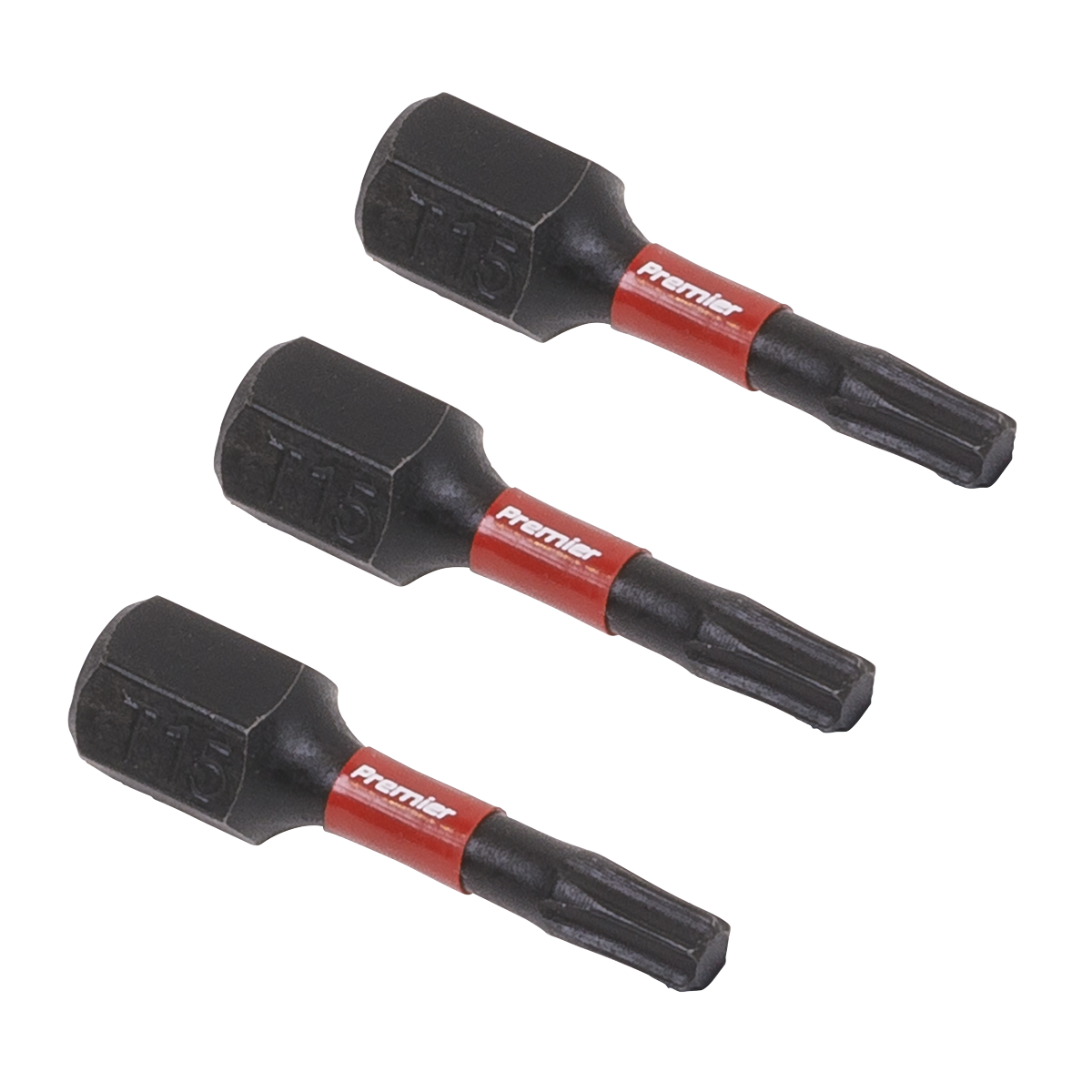 Sealey 3pc 25mm TRX-Star* T15 Impact Power Tool Bit Set AK8216