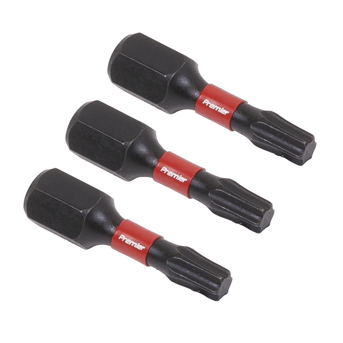 Sealey 3pc 25mm TRX-Star* T20 Impact Power Tool Bit Set AK8217