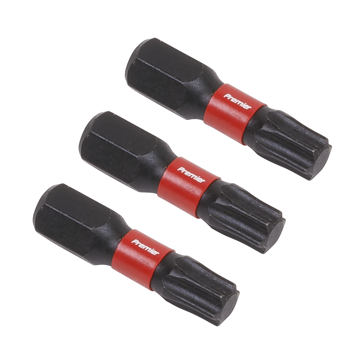 Sealey 3pc 25mm TRX-Star* T30 Impact Power Tool Bit Set AK8220