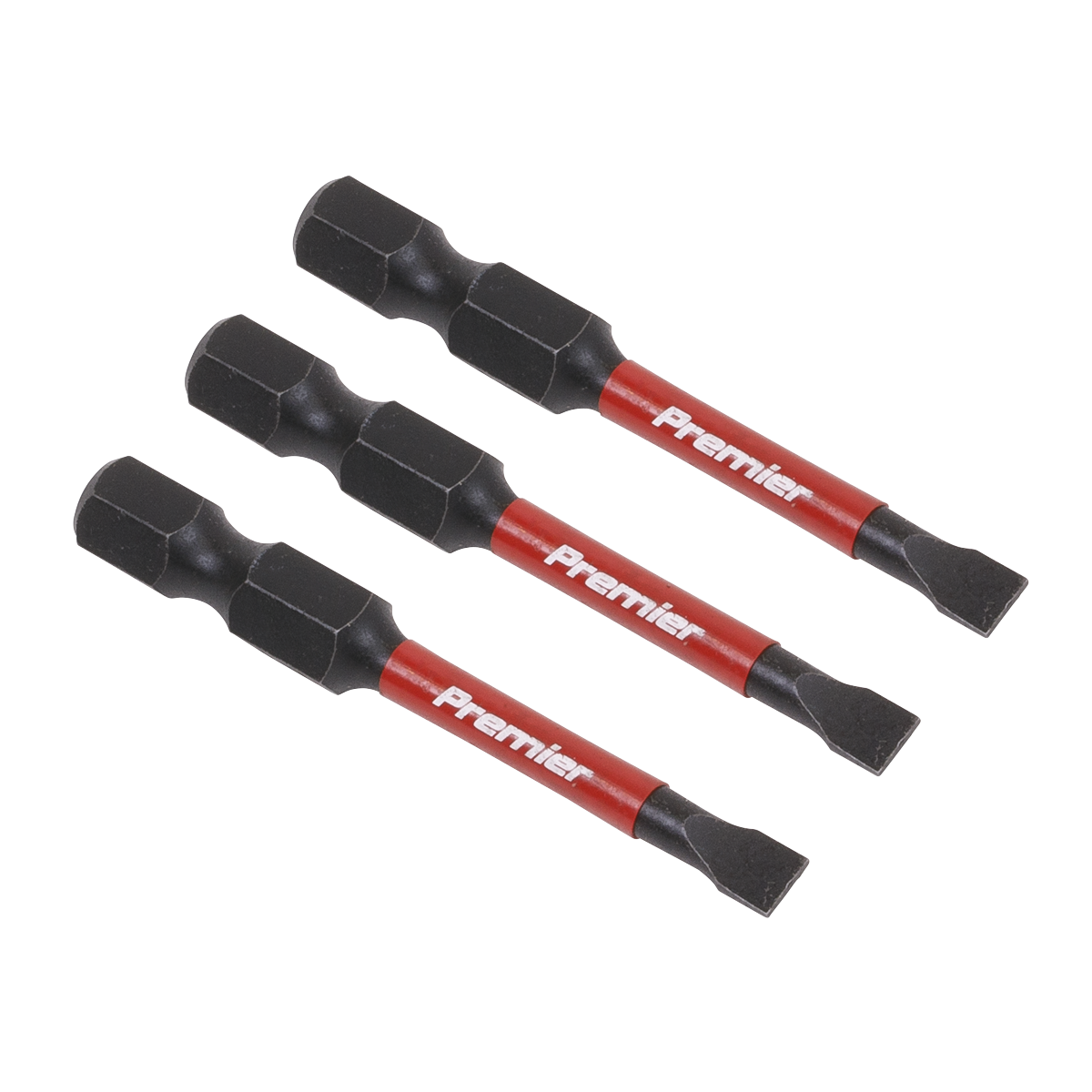 Sealey 3pc 50mm Slotted 4.5mm Impact Power Tool Bit Set AK8226