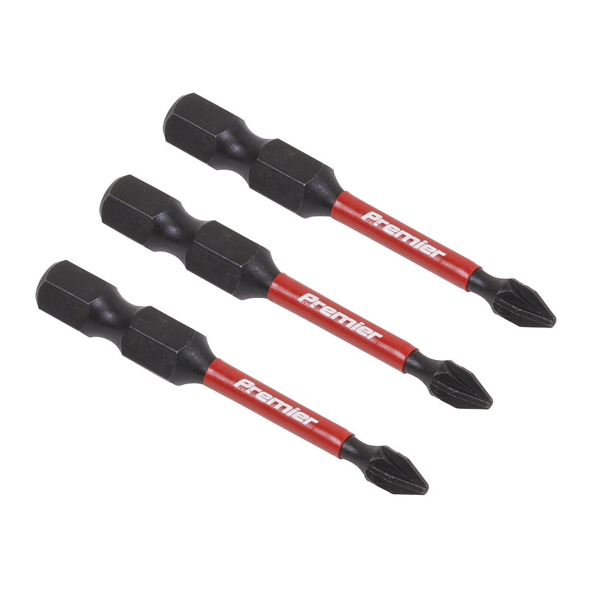 Sealey 3pc 50mm Pozi #1 Impact Power Tool Bit Set AK8232