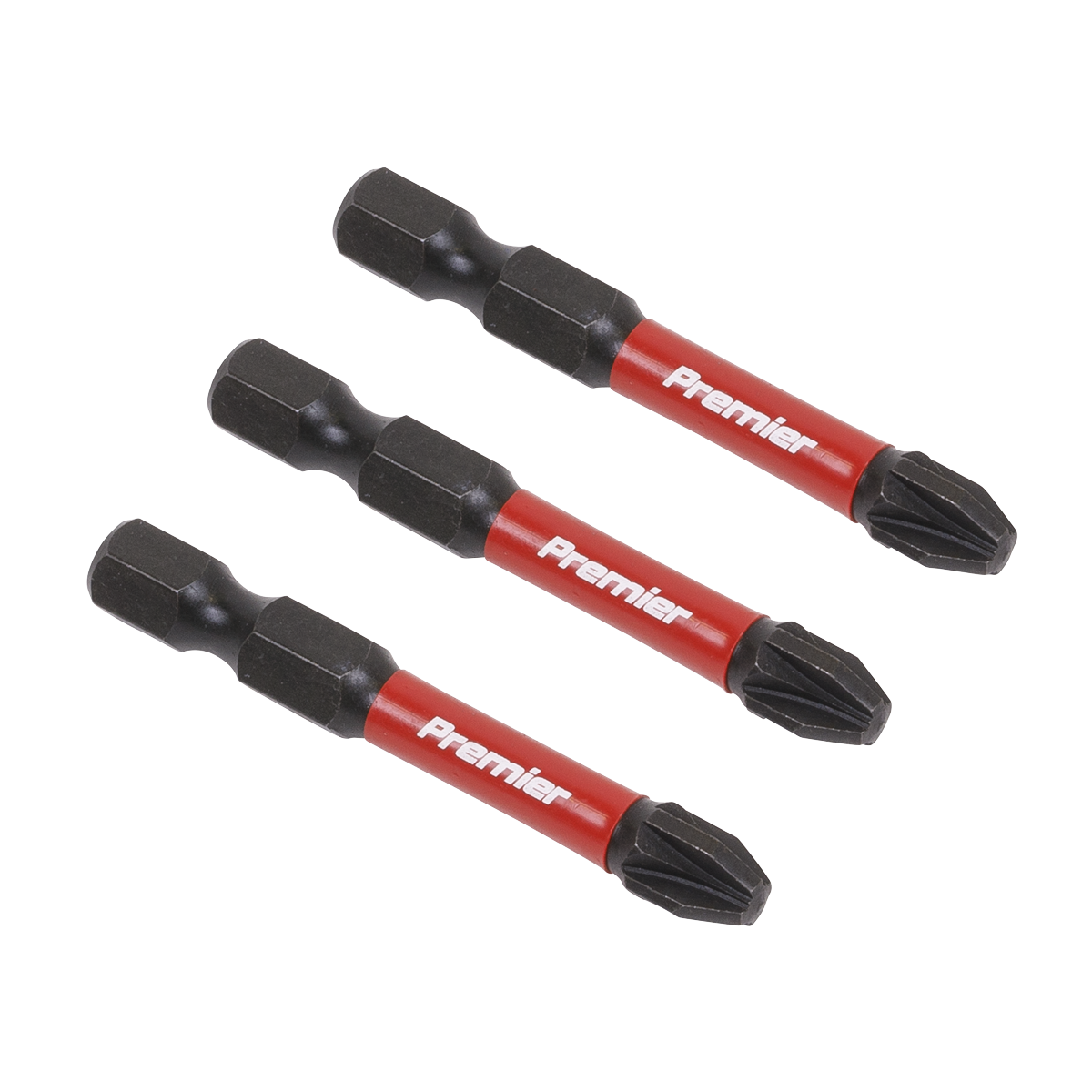 Sealey 3pc 50mm Pozi #3 Impact Power Tool Bit Set AK8234