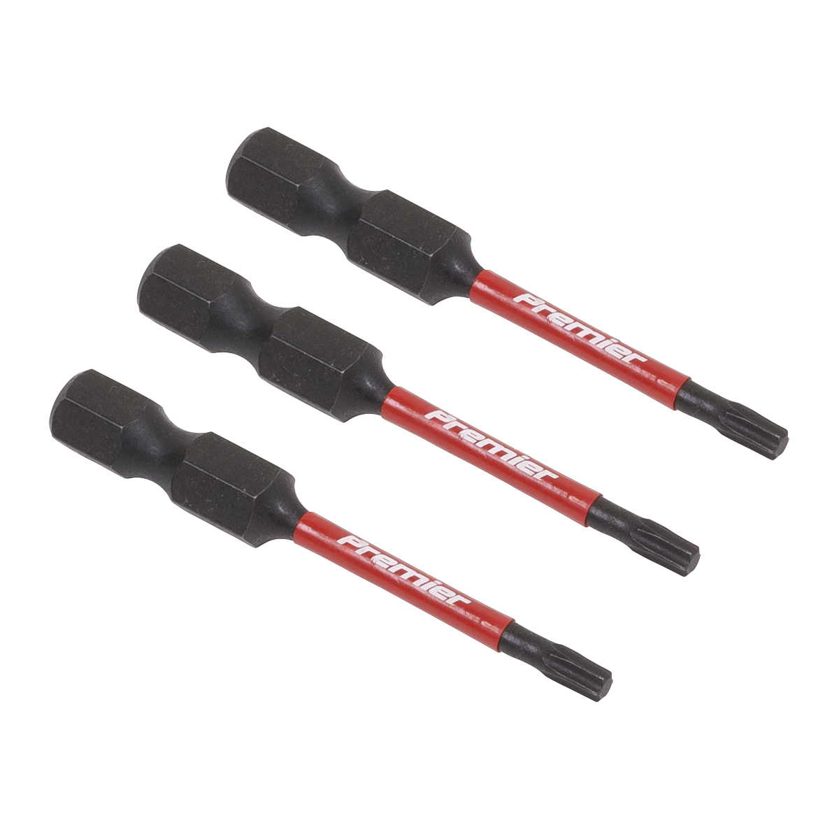 Sealey 3pc 50mm TRX-Star* T10 Impact Power Tool Bit Set AK8240