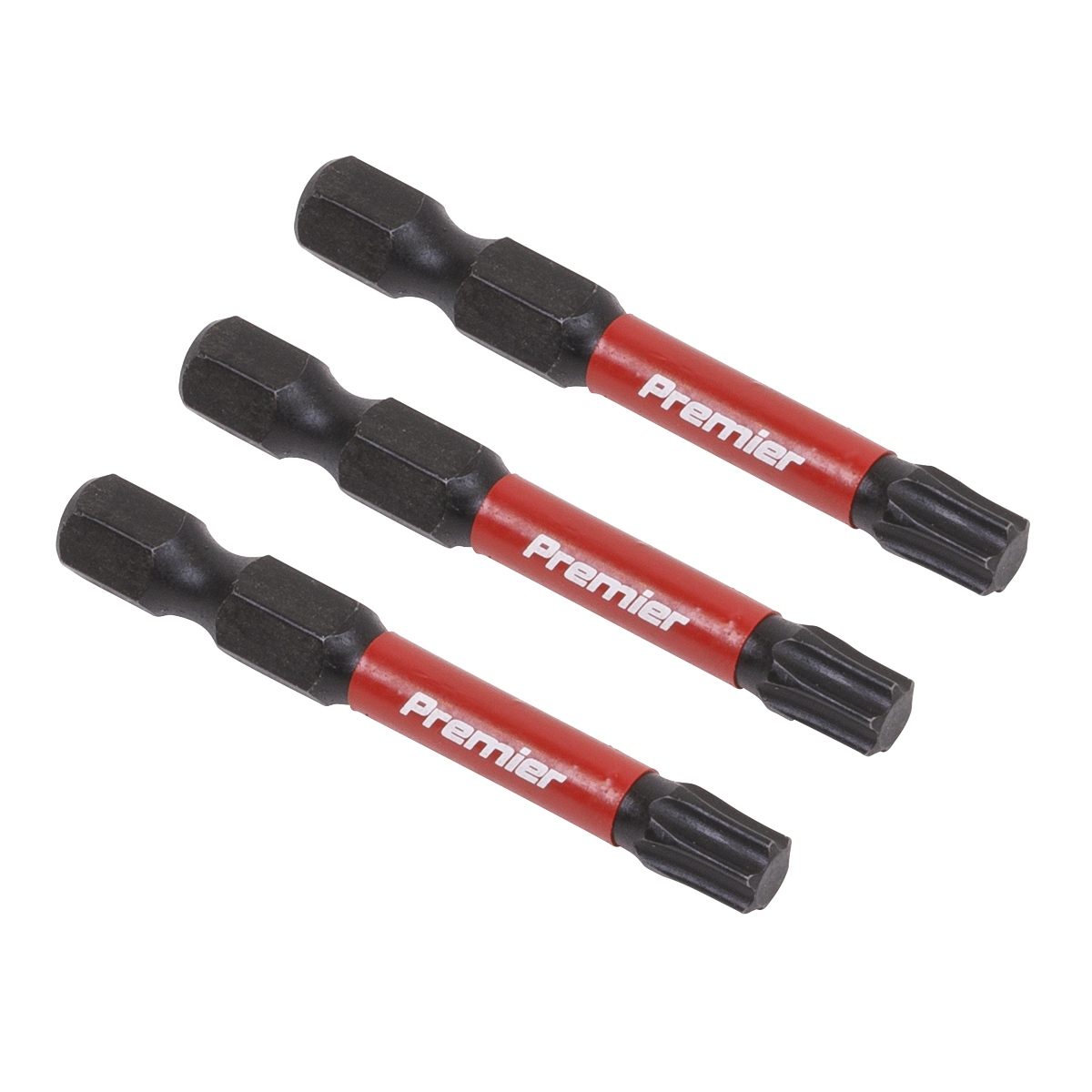 Sealey 3pc 50mm TRX-Star* T30 Impact Power Tool Bit Set AK8245
