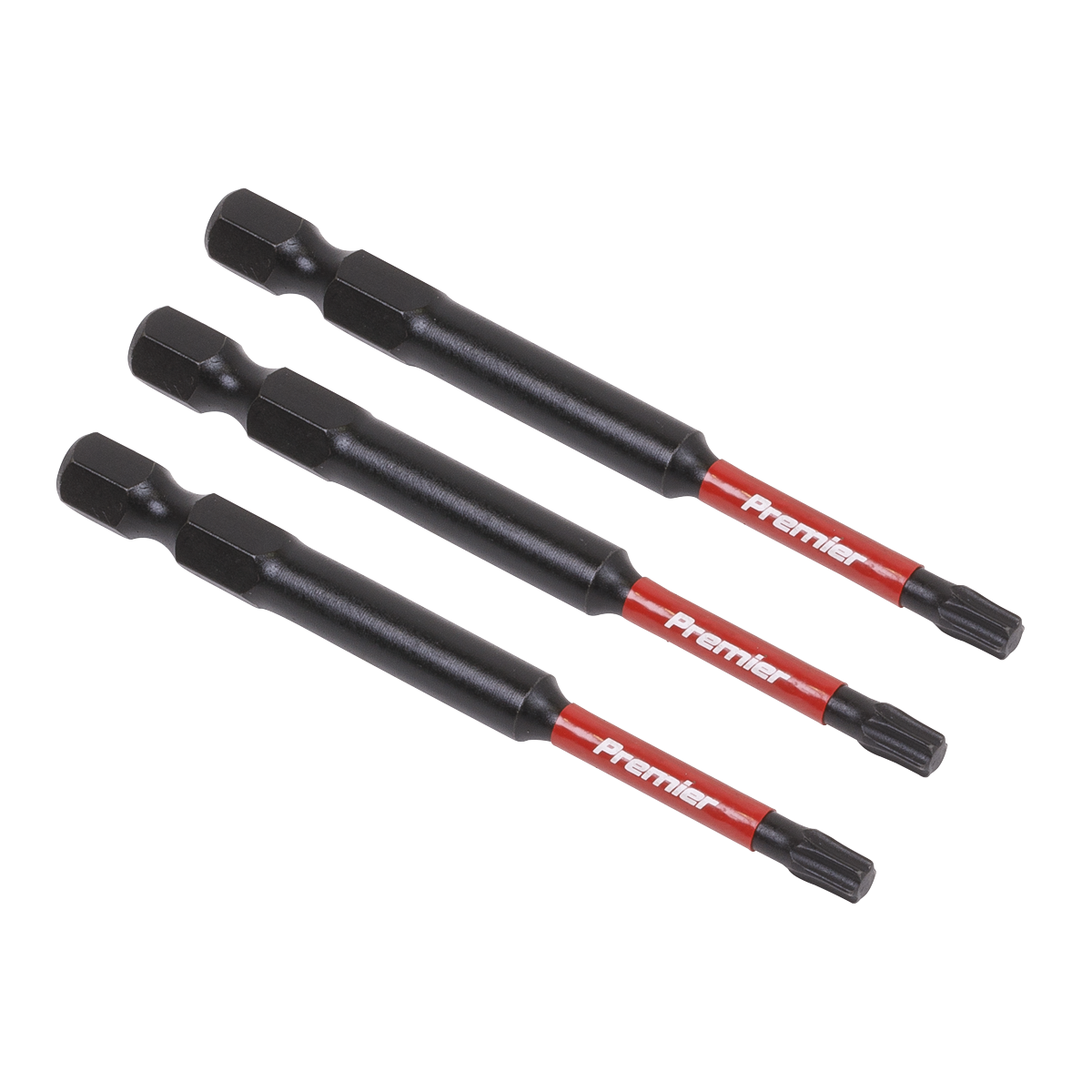 Sealey 3pc 75mm TRX-Star* T20 Impact Power Tool Bit Set AK8267