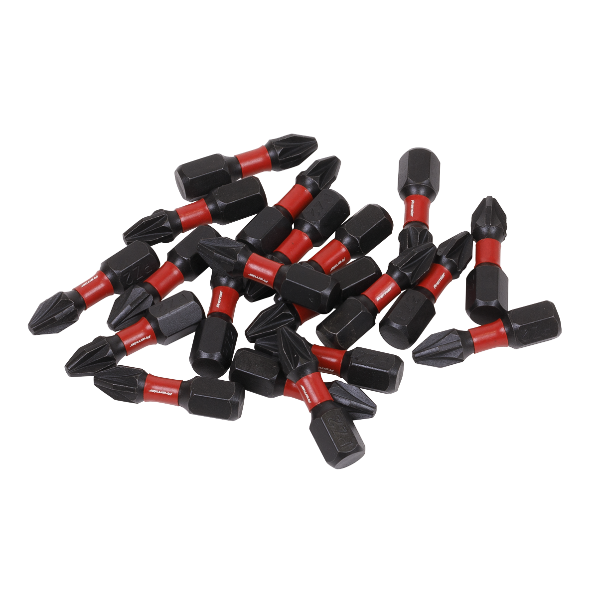Sealey 25mm Pozi #2 Impact Power Tool Bits - 20pc AK8273