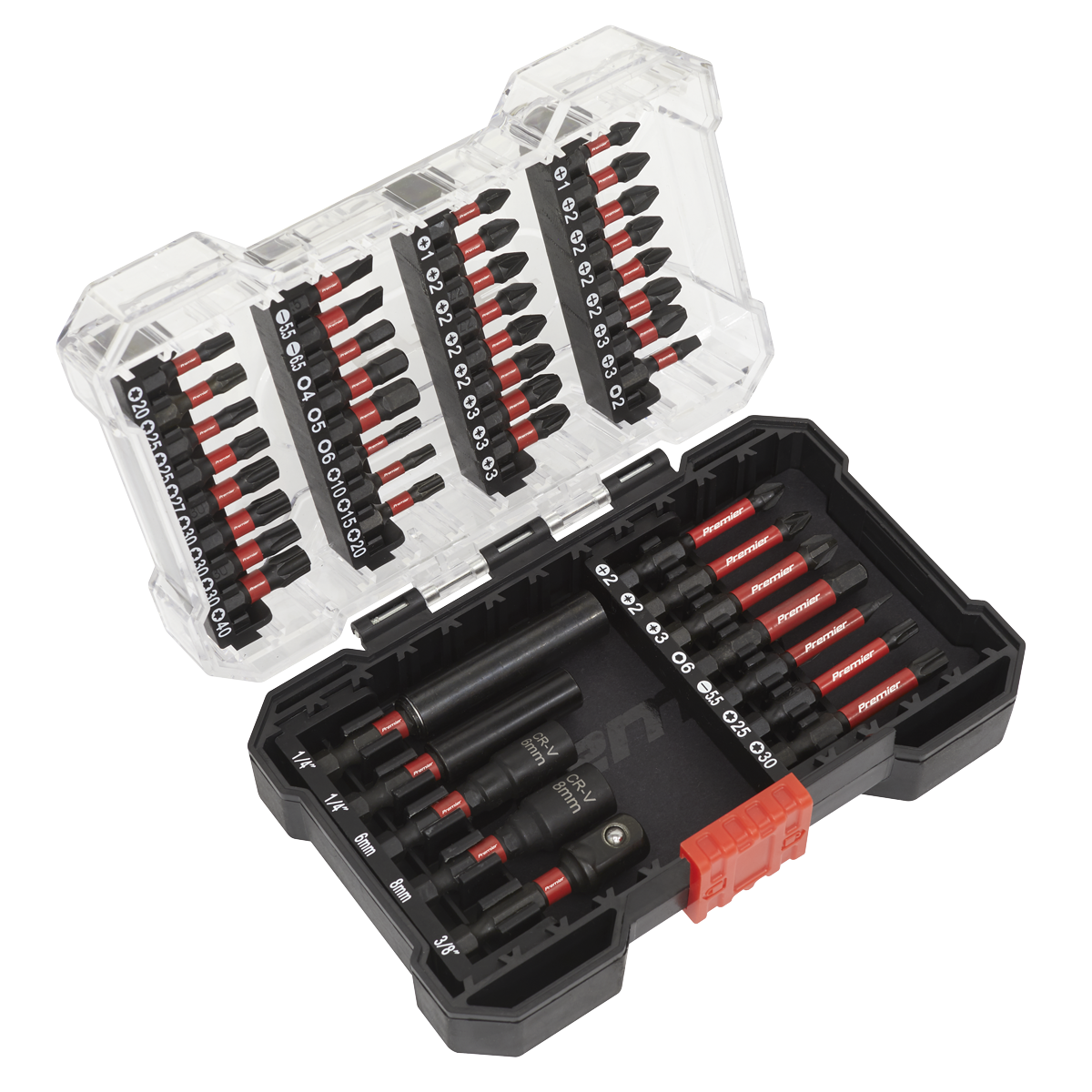 Sealey 44pc Impact Grade Power Tool Bit Set AK8280