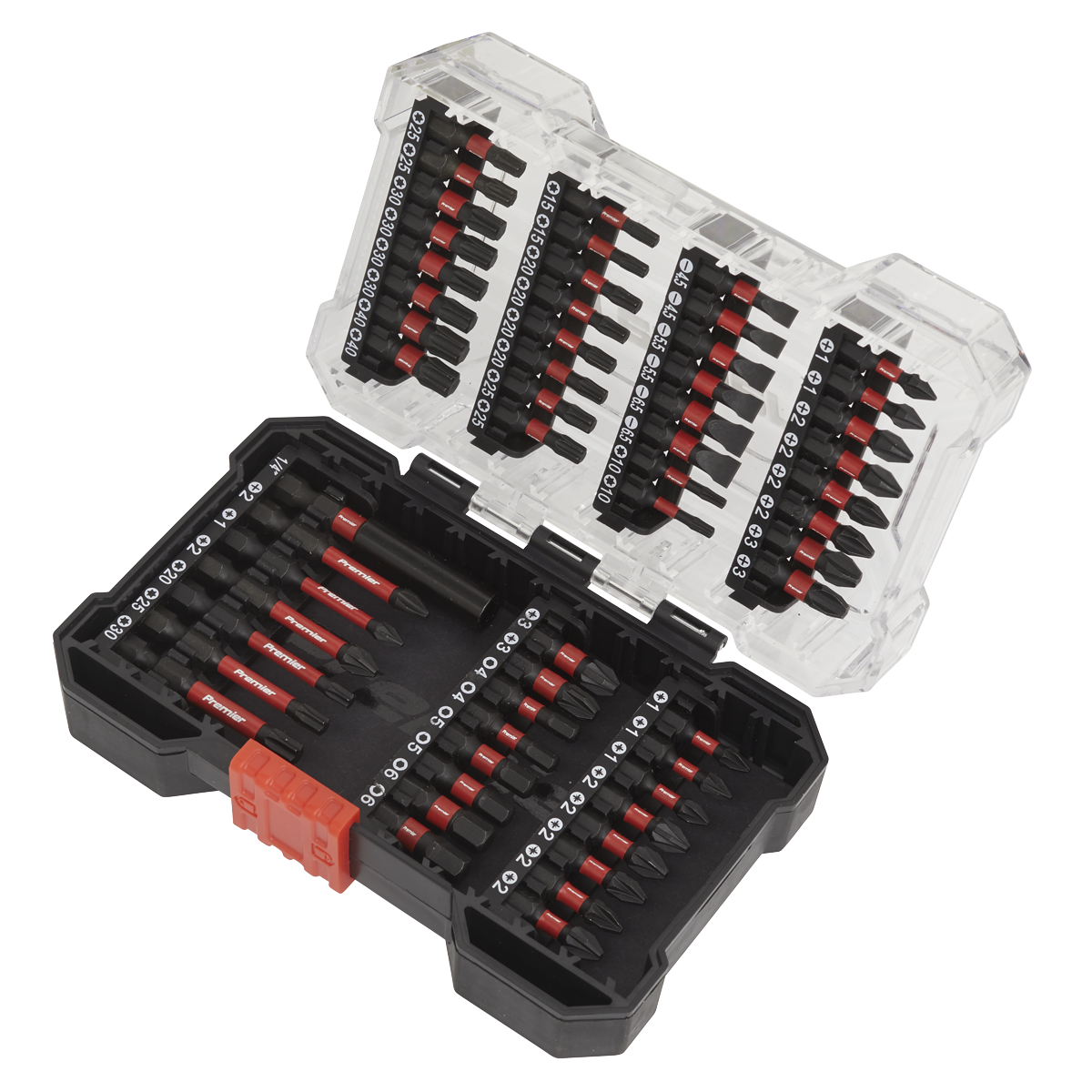 Sealey 55pc Impact Grade Power Tool Bit Set AK8281