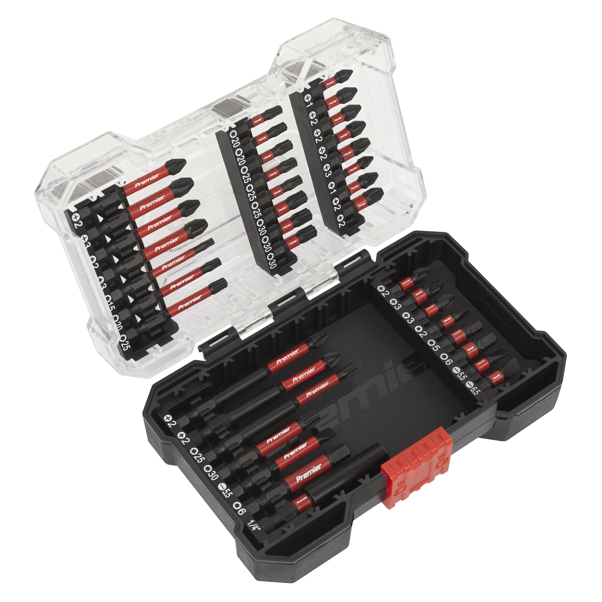 Sealey 38pc Impact Grade Power Tool Bit Set AK8282