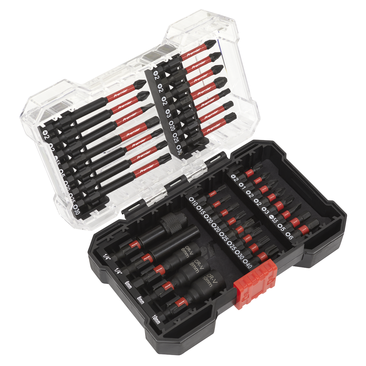 Sealey 35pc Impact Grade Power Tool Bit Set AK8283