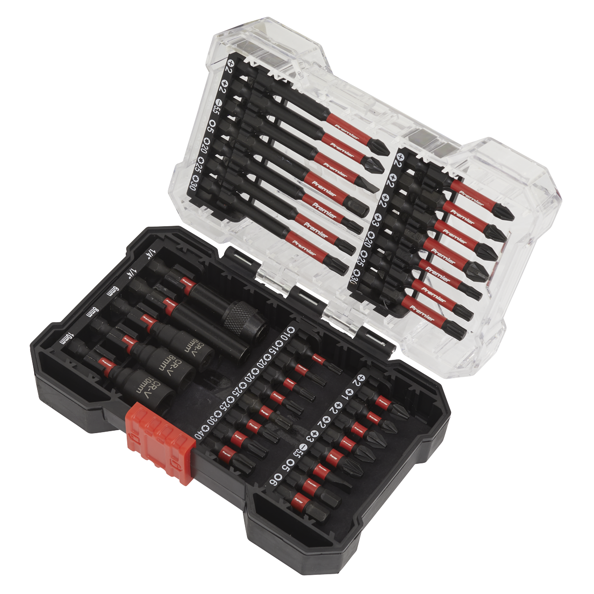 Sealey 35pc Impact Grade Power Tool Bit Set AK8283