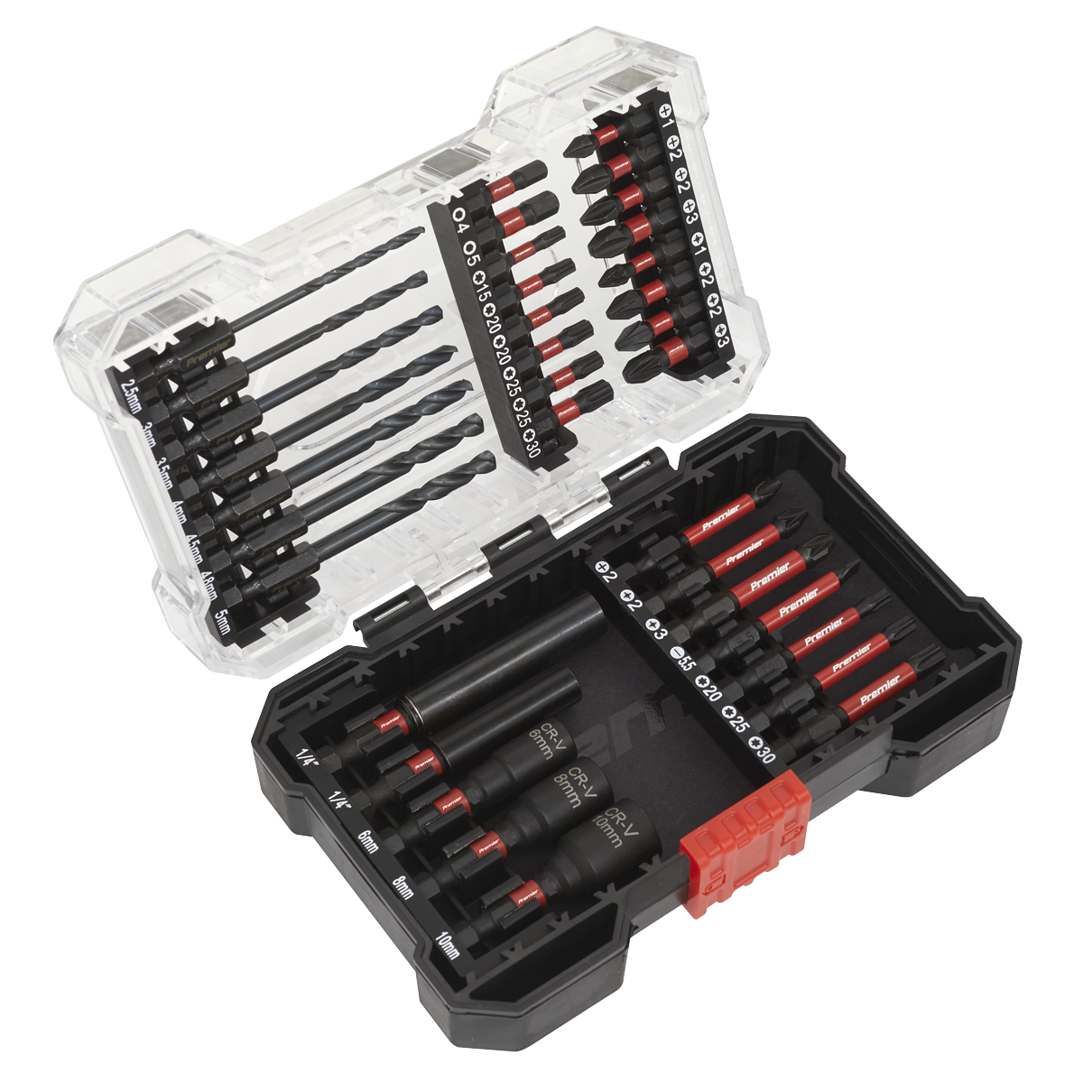 Sealey 35pc Impact Grade Power Tool Bit Set AK8284
