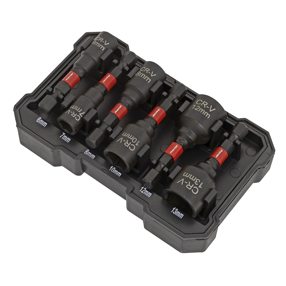 Sealey 6pc Impact Grade Nut Driver Set AK8287