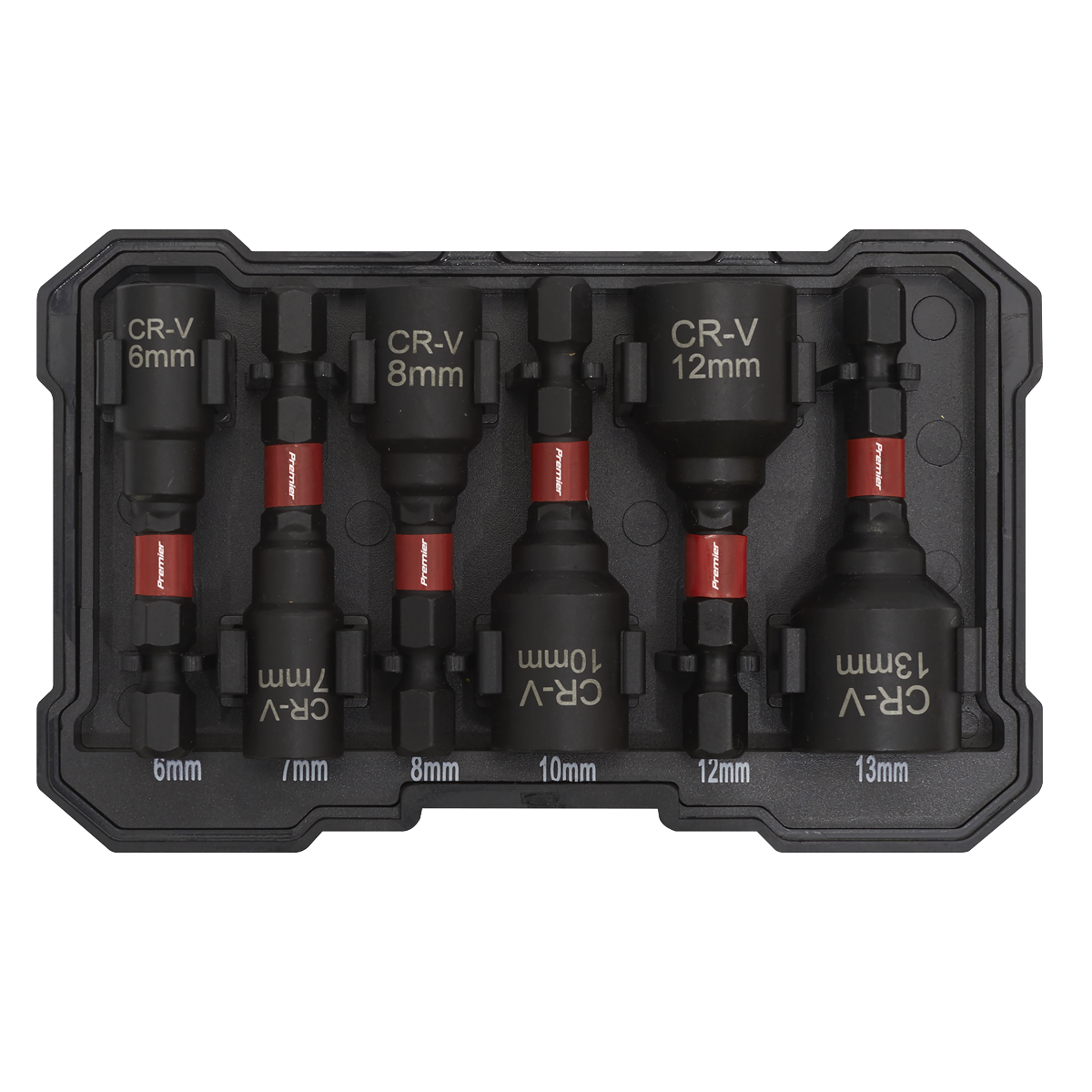Sealey 6pc Impact Grade Nut Driver Set AK8287