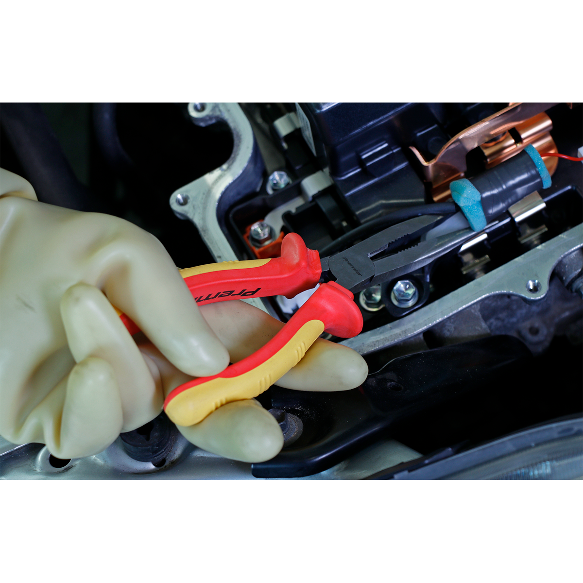 Sealey 200mm Long Nose Pliers - VDE Approved AK83457