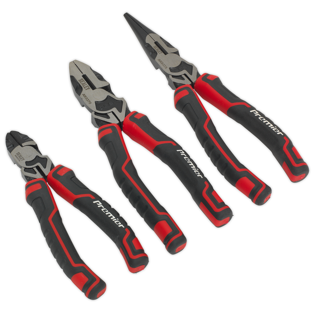 Sealey 3pc High Leverage Pliers Set AK8376