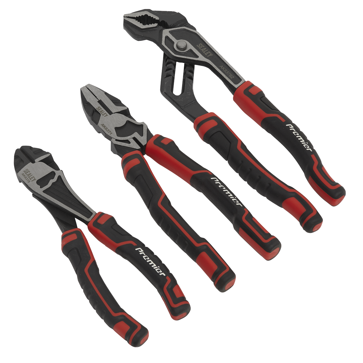 Sealey 3pc High Leverage Pliers Set AK8377