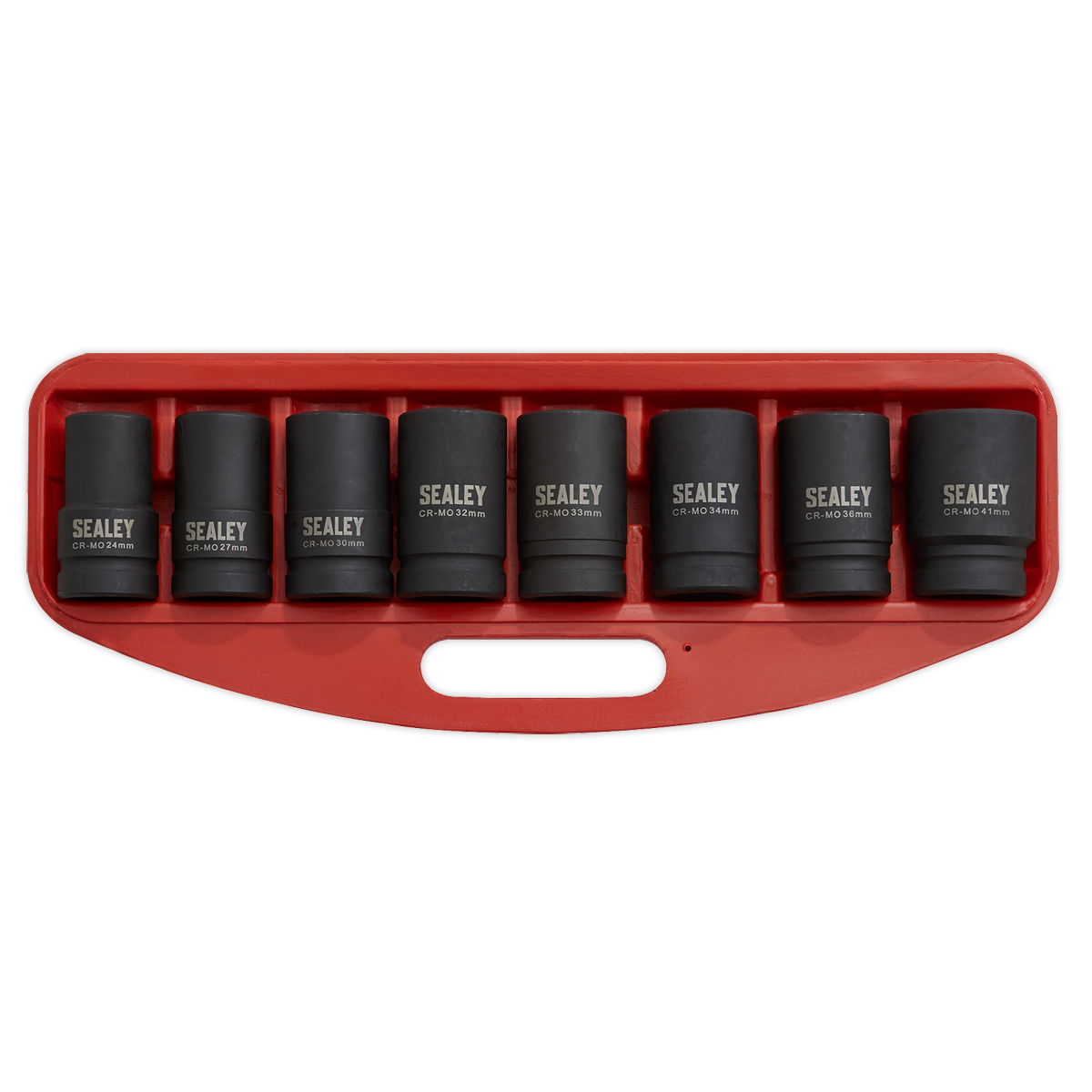 Sealey 8pc 1"Sq Drive Deep Impact Socket Set AK888M