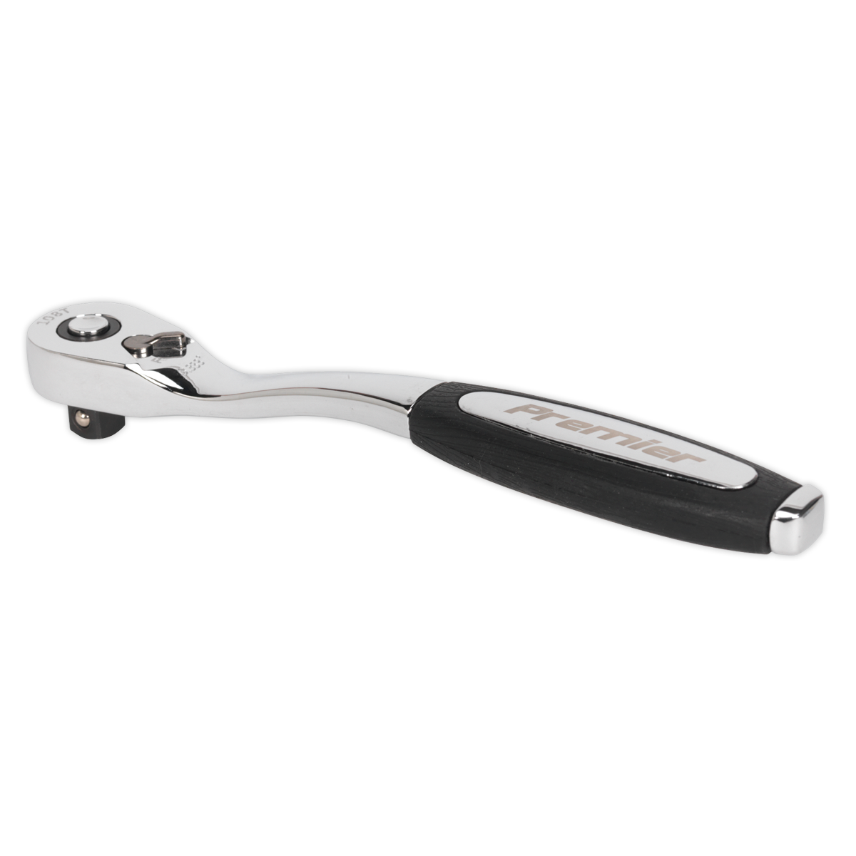 Sealey 3/8"Sq Drive Pear-Head Offset Ratchet Wrench with Flip Reverse AK8974