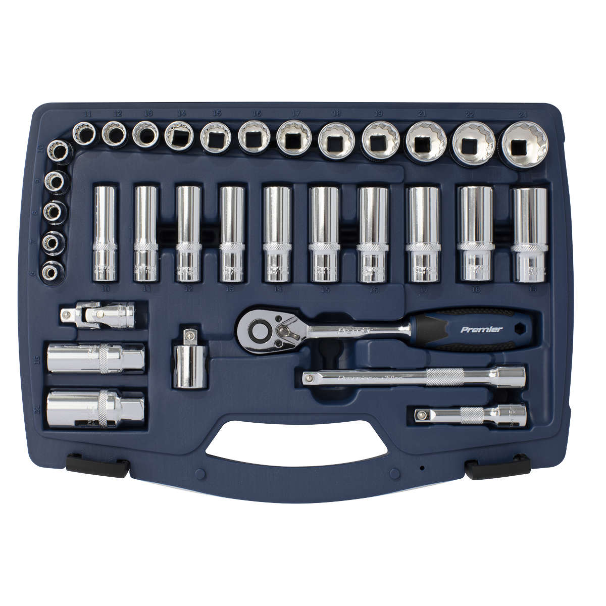 Sealey 34pc 3/8"Sq Drive Socket Set AK8994