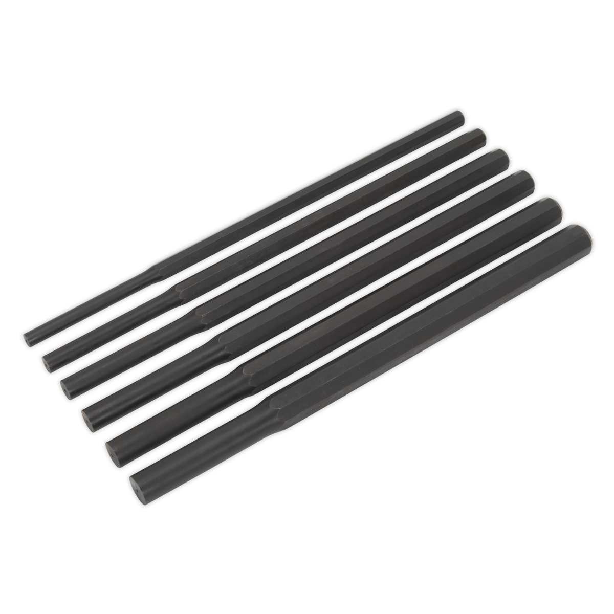 Sealey 6pc Heavy-Duty Parallel Pin Punch Set AK91226