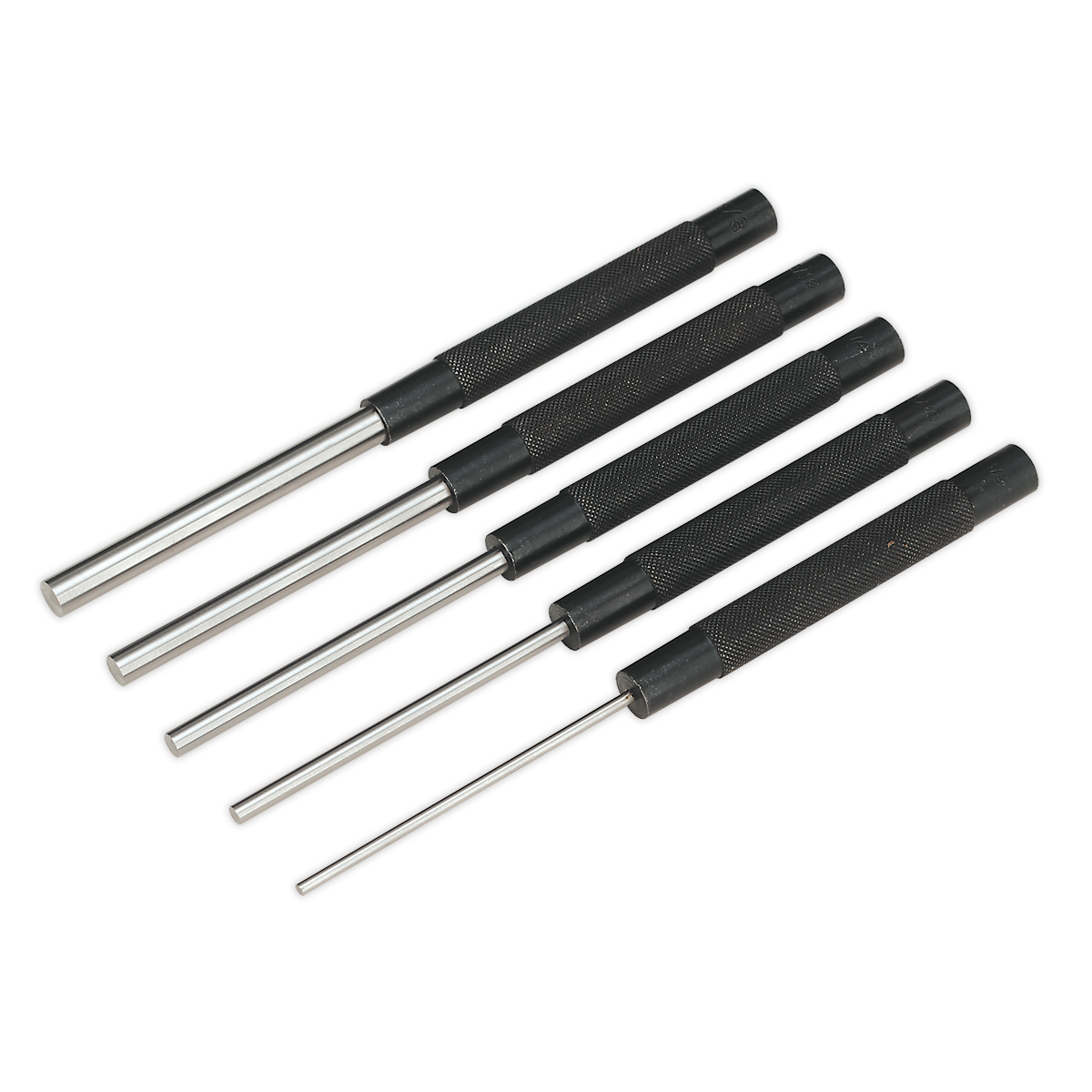 Sealey 5pc Long Pattern Parallel Pin Punch Set AK9124