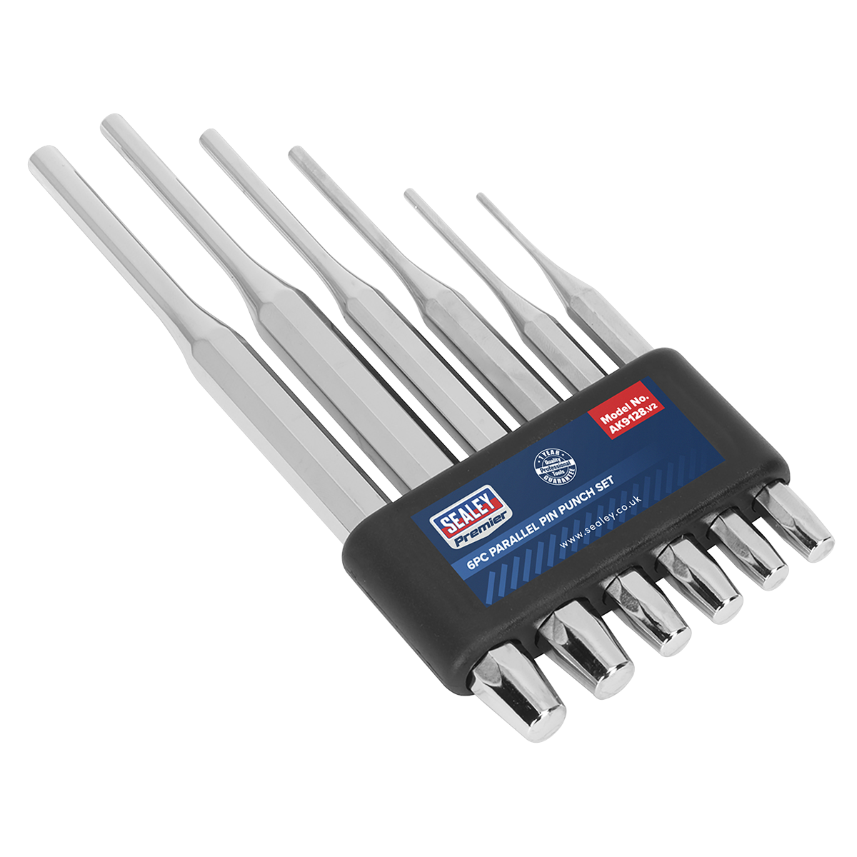 Sealey 6pc Parallel Pin Punch Set AK9128