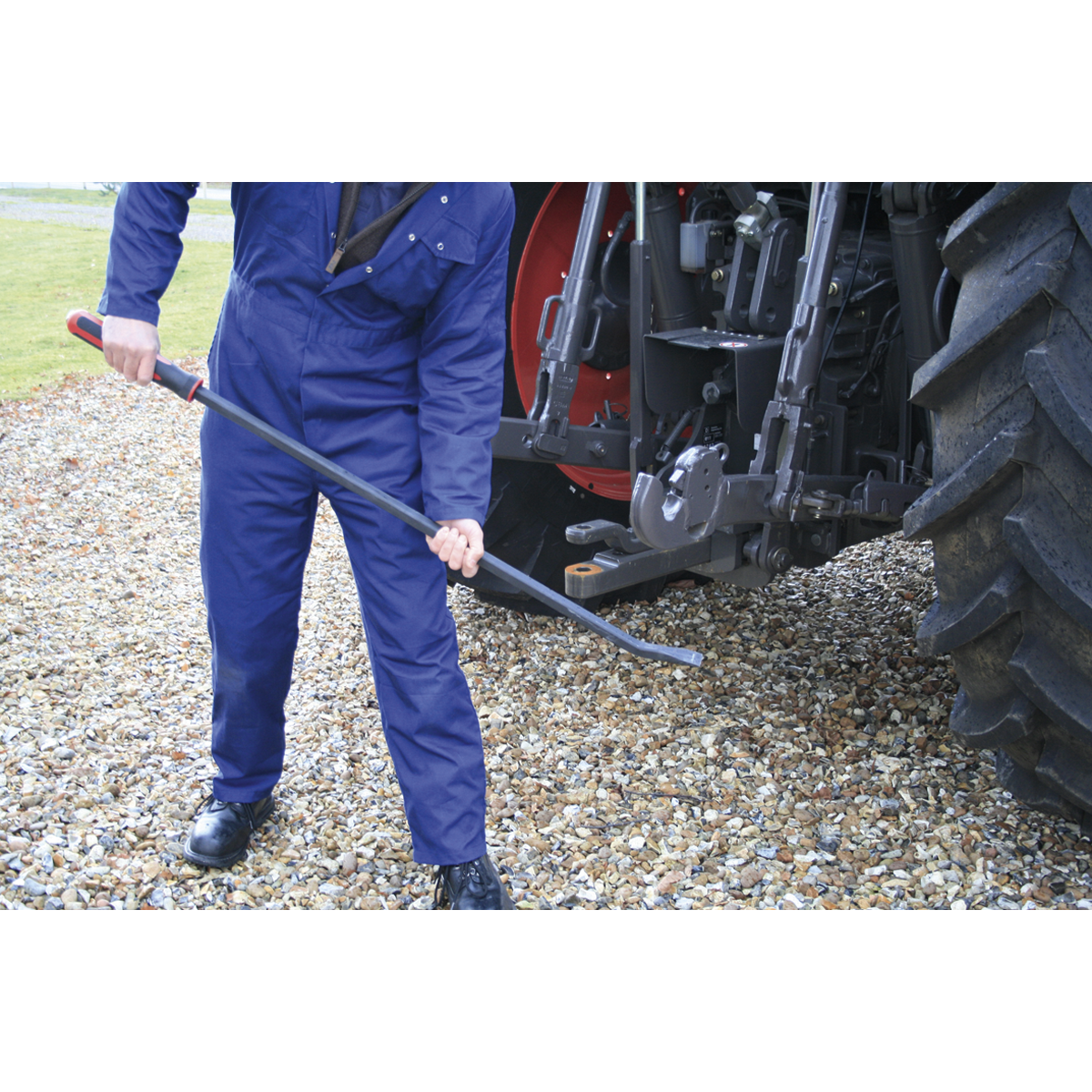 Sealey 1220mm Heavy-Duty 45° Pry Bar with Hammer Cap AK9134