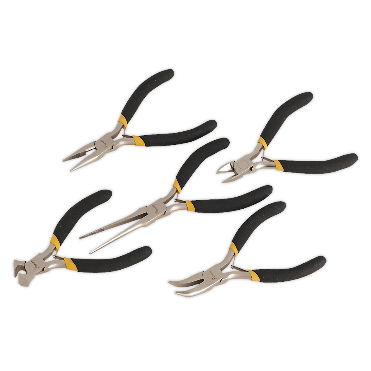 Sealey 5pc Mini Pliers Set Ni-Fe Finish AK937