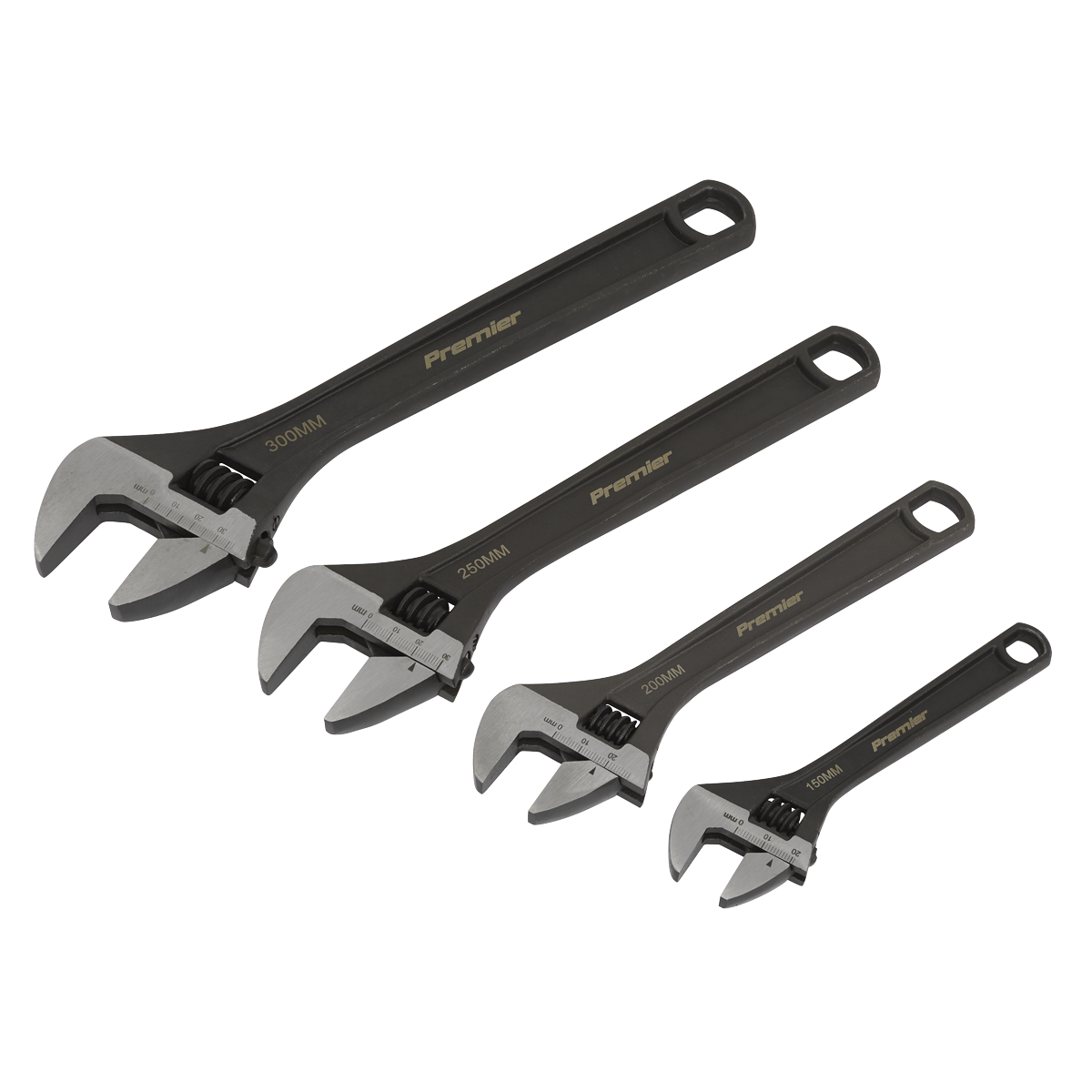 Sealey 4pc Adjustable Wrench Set AK9567
