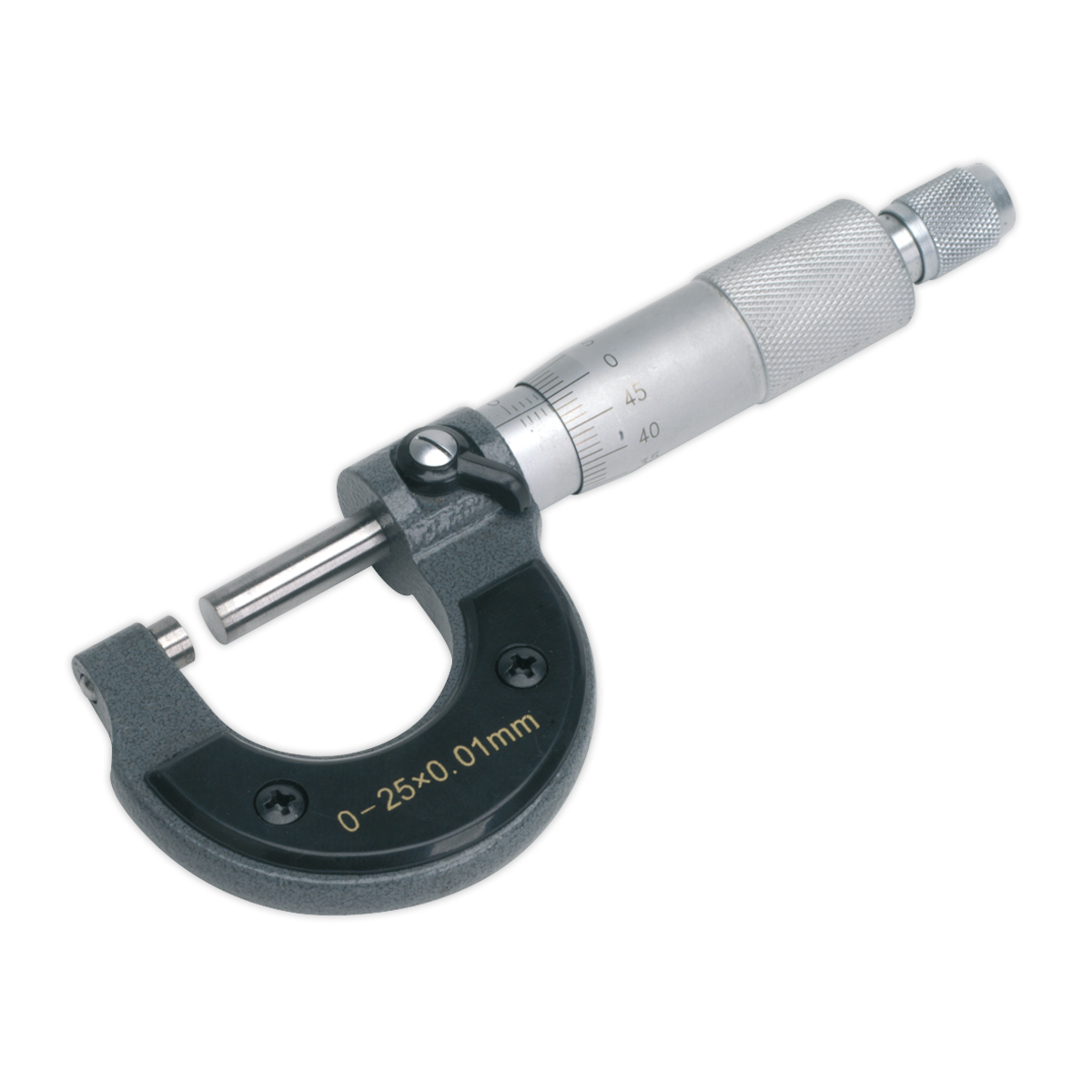 Sealey 0-25mm External Micrometer AK9630M