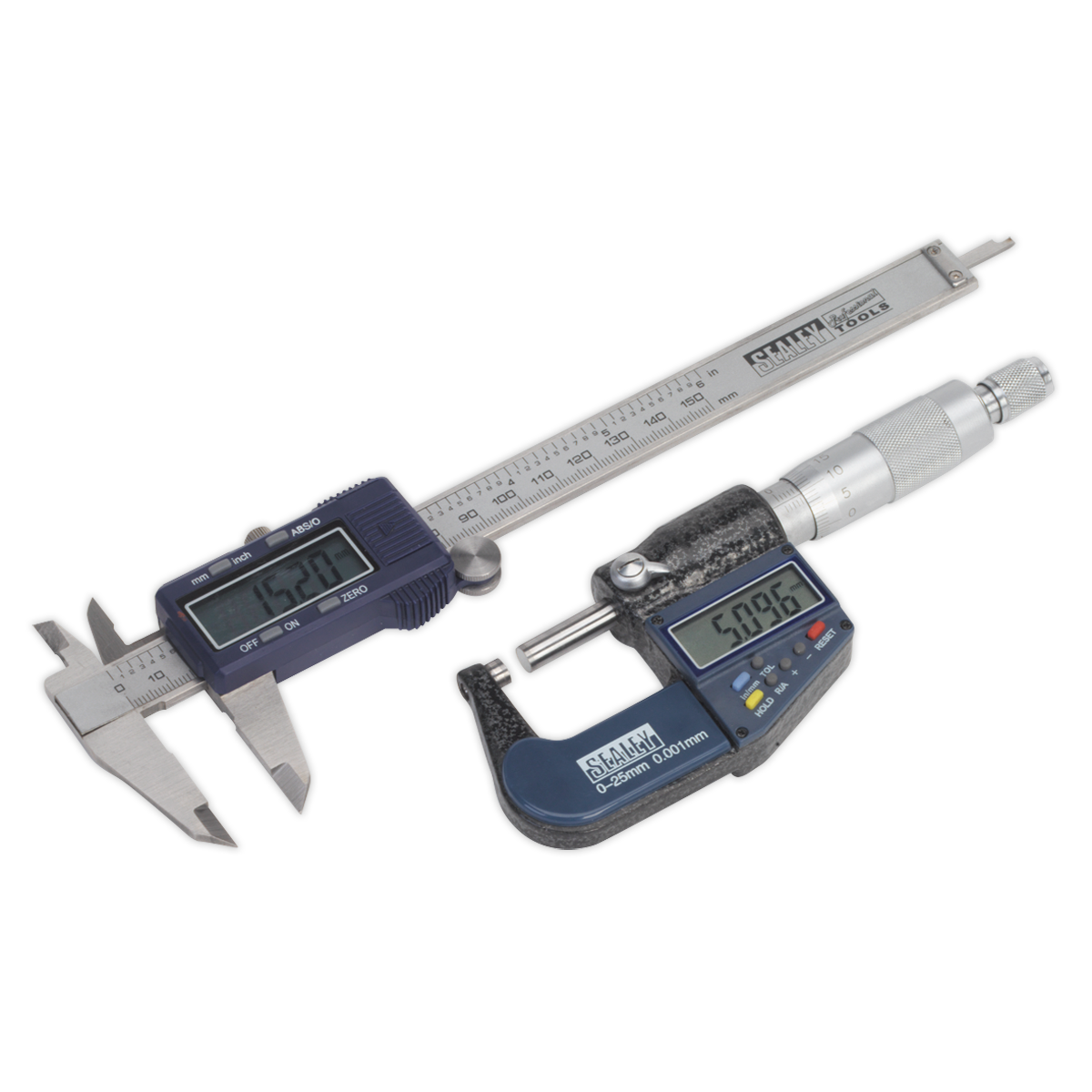 Sealey 2pc Digital Measuring Set AK9637D
