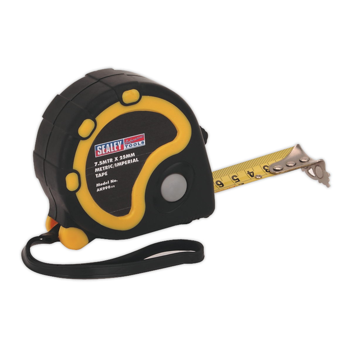 Sealey 7.5m(25ft) x 25mm Metric/Imperial Tape Measure AK990
