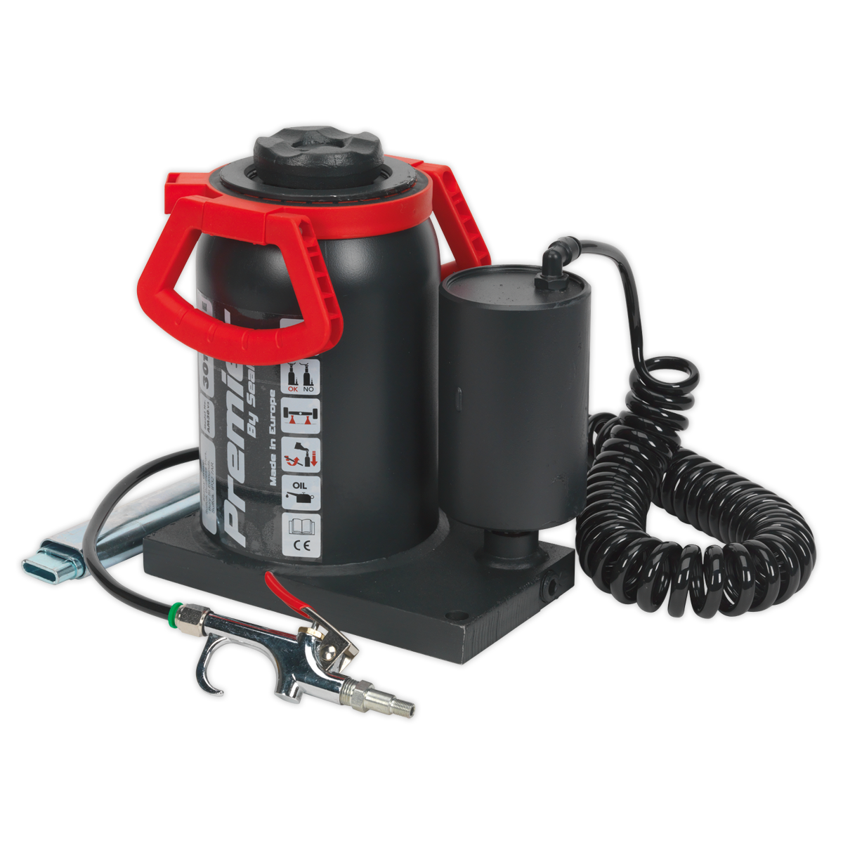 Sealey 30tonne Bottle Jack Manual/Air Hydraulic AM30
