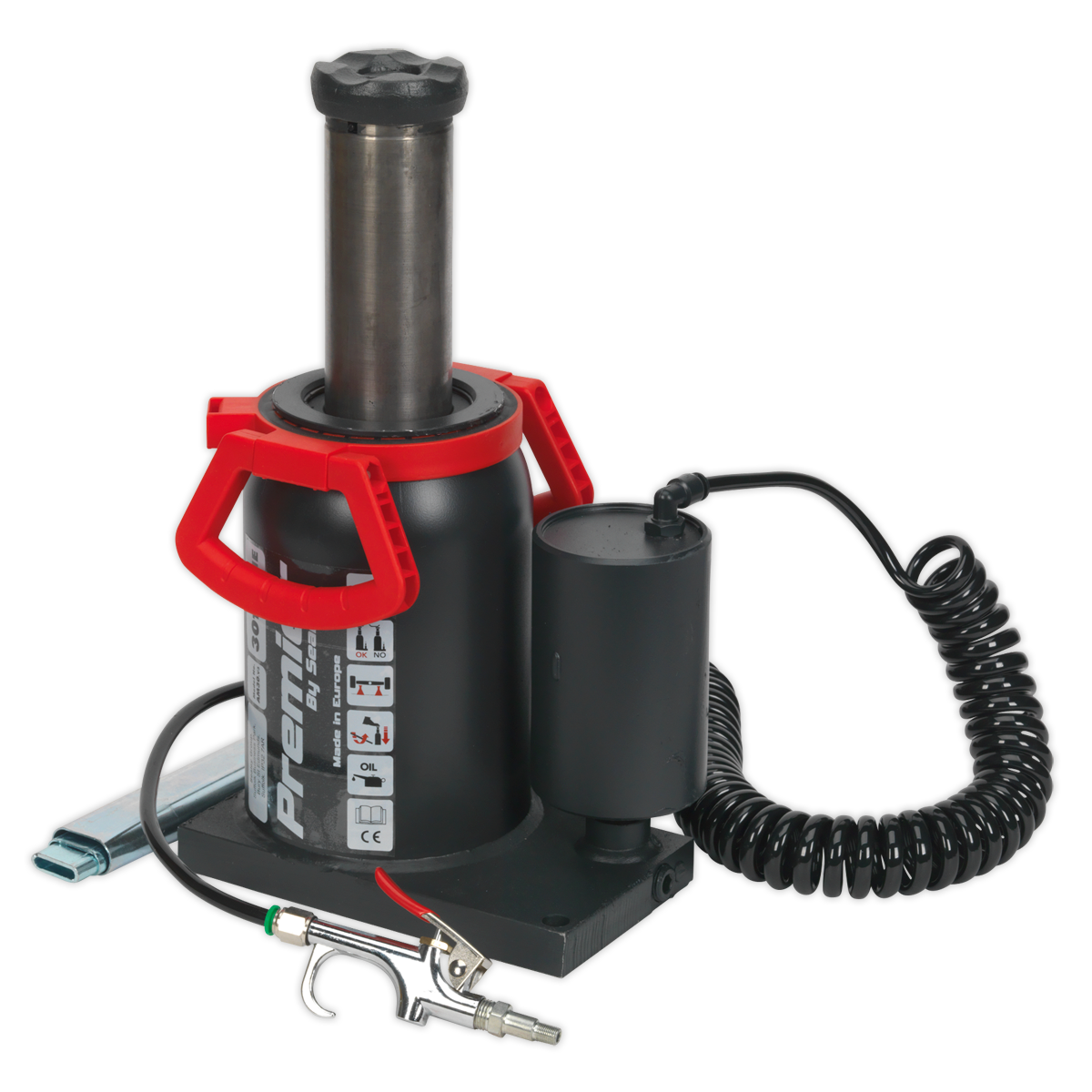 Sealey 30tonne Bottle Jack Manual/Air Hydraulic AM30